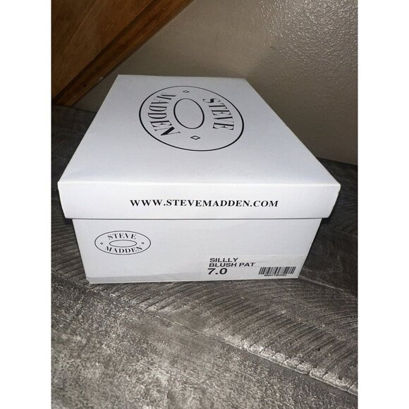 Steve Madden Sillly Beige Patent Women's Ankle Strap Sandals N5355 Size 7 - Picture 6 of 6